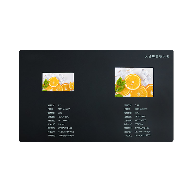 २.७”, ३.४५” स्क्वायर एलसीडी स्क्रिन