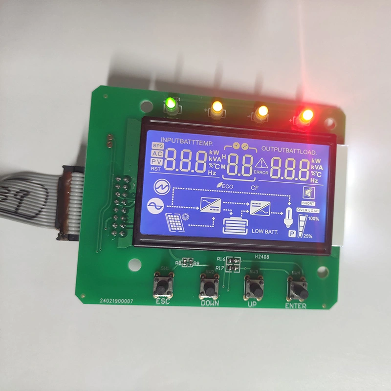 मोनोक्रोम खण्ड LCD प्रदर्शन मोड्युल